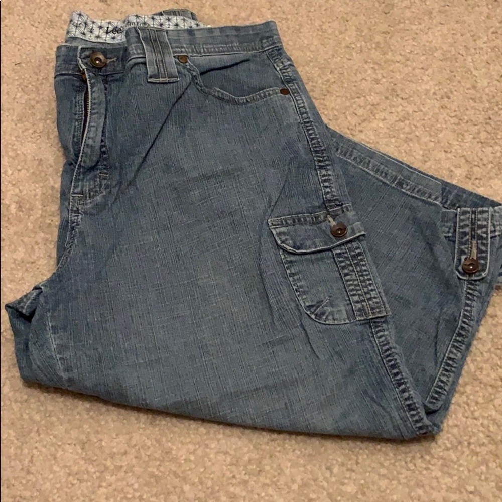 Lee comfort stretch waist capris